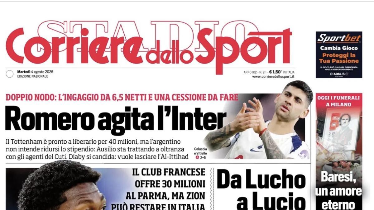 PRIMA PAGINA – Corriere dello Sport: "Intrigo Suzuki"