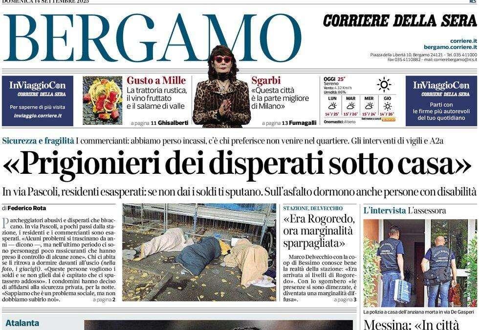 PRIMA PAGINA - Corriere di Bergamo: Lookman: «Poco sereno, non gioco»