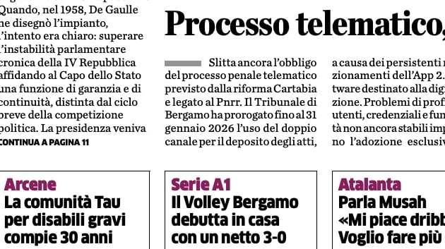 PRIMA PAGINA - L’Eco di Bergamo: "Parla Musah: 'Mi piace dribblare. Voglio fare più gol'"