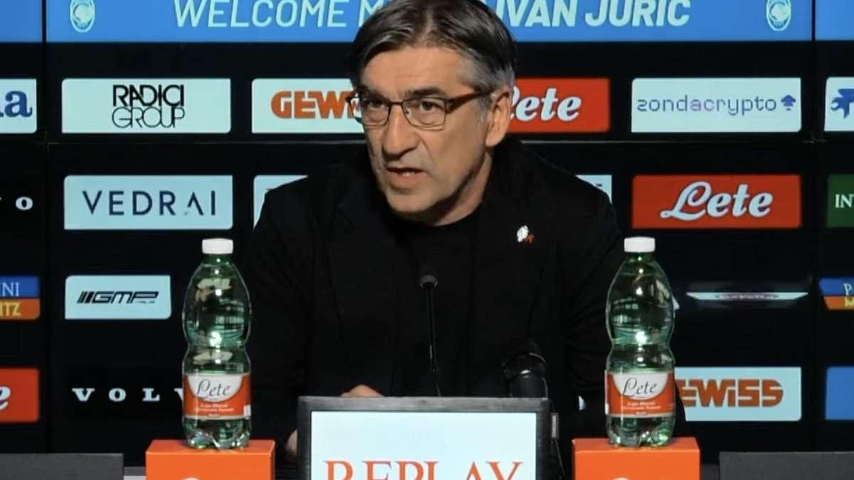 Juric si prende l’Atalanta in conferenza: “Qui per vincere, l’eredità di Gasperini non mi spaventa”
