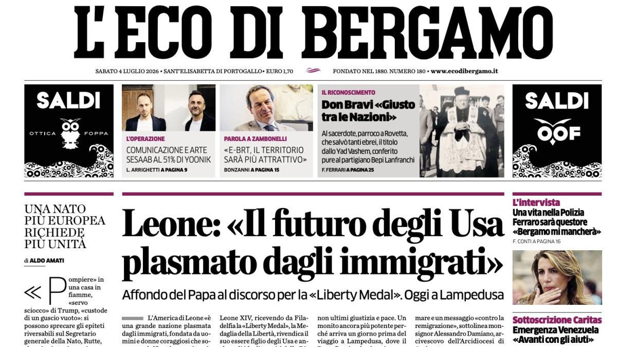 PRIMA PAGINA – L'Eco di Bergamo: "Dea, occhio agli svincolati. Può esserci l'affare come fu Kolasinac"