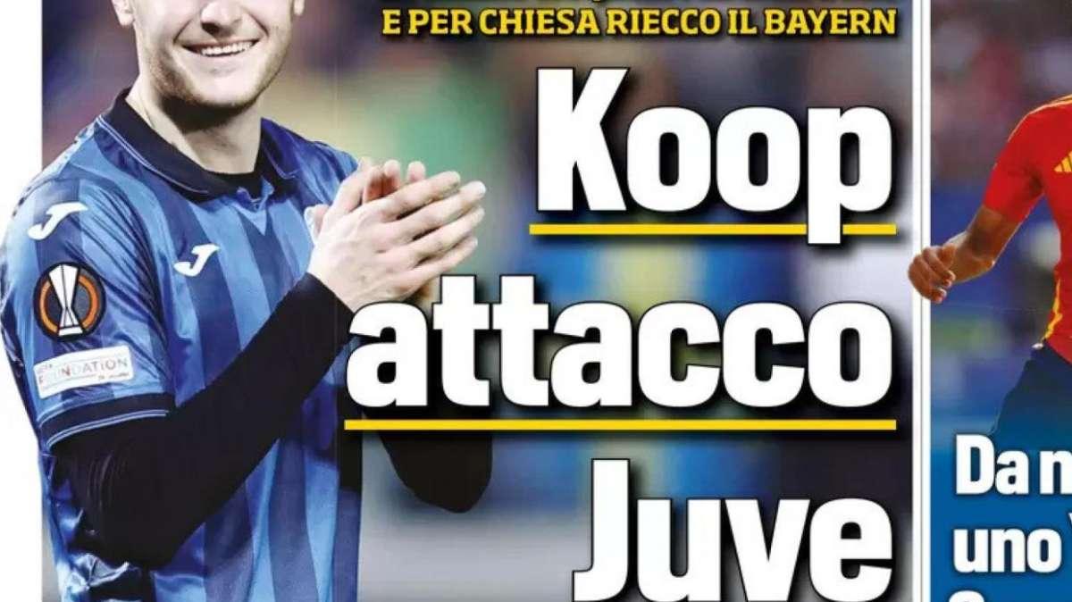 PRIMA PAGINA - Tuttosport: "Koop, attacco Juve" 