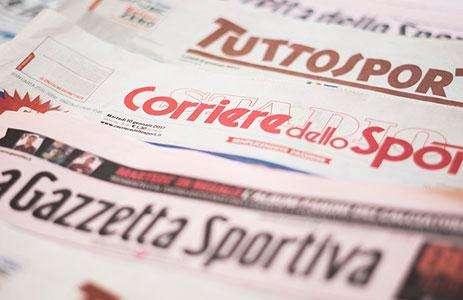 PRIME PAGINE - Le aperture dei quotidiani sportivi di giovedì 23 febbraio