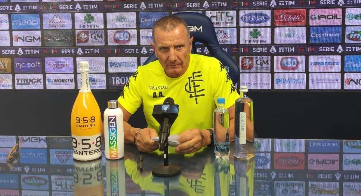 Empoli, Andreazzoli: "Affrontiamo una formazione che ha motivazioni diverse dalle nostre"