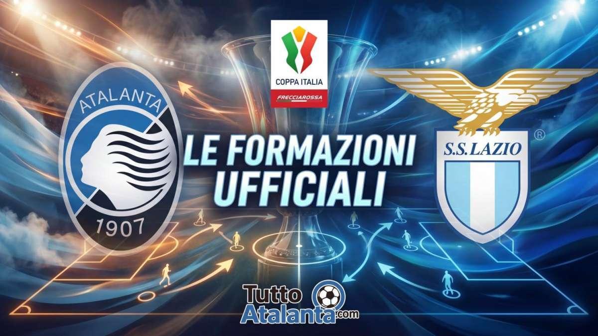 Coppa Italia, Semifinali / Atalanta-Lazio, le formazioni ufficiali: Krstovic dal 1'