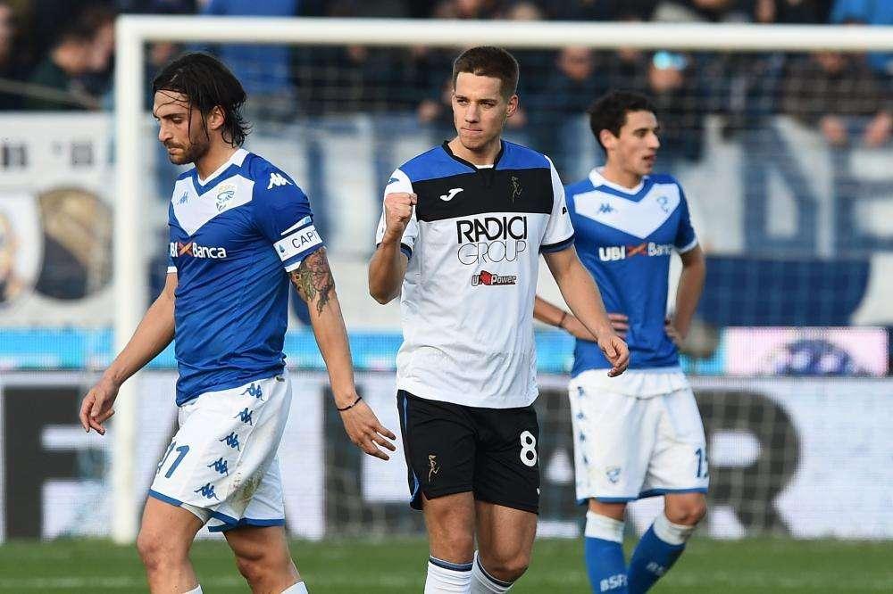 Pasalic la sblocca su assist di Castagne. Brescia-Atalanta 0-1 al 26'