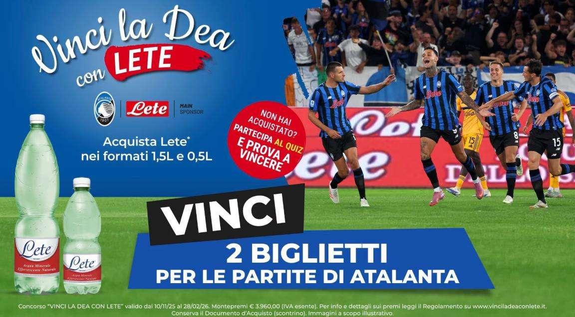 “Vinci la Dea con Lete”: il concorso che premia la passione nerazzurra