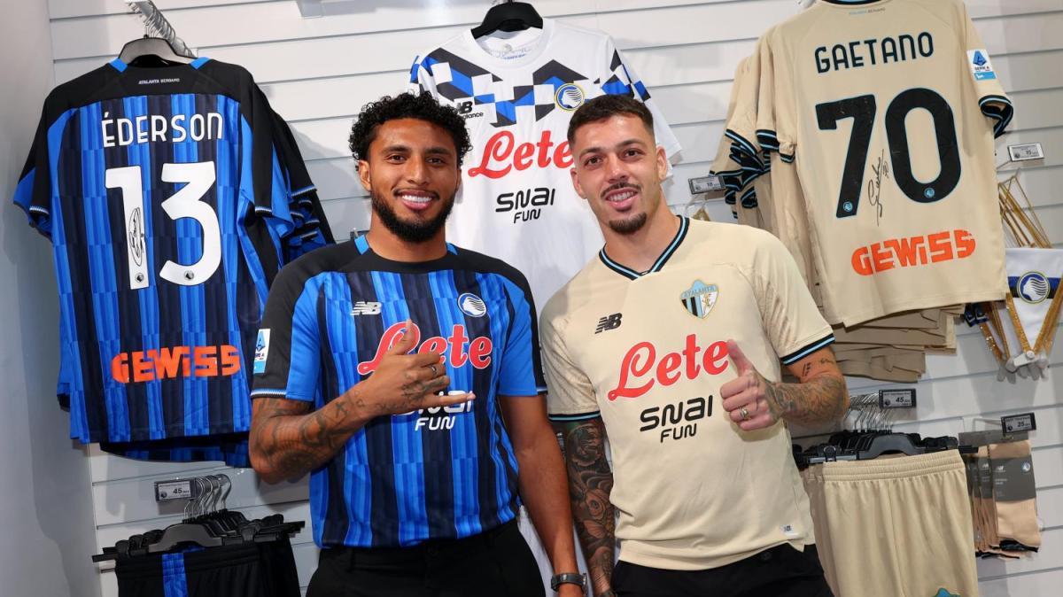 Éderson e Gaetano, una serata da stadio all'Atalanta Store