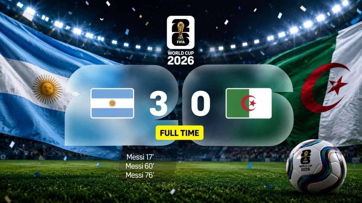 Argentina-Algeria 3-0, tabellino & gol