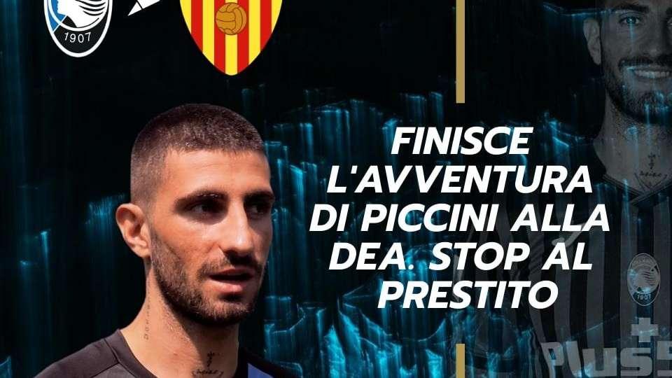 UFFICIALE: Valencia, ritorna Piccini. Risolto anticipatamente il prestito con l'Atalanta