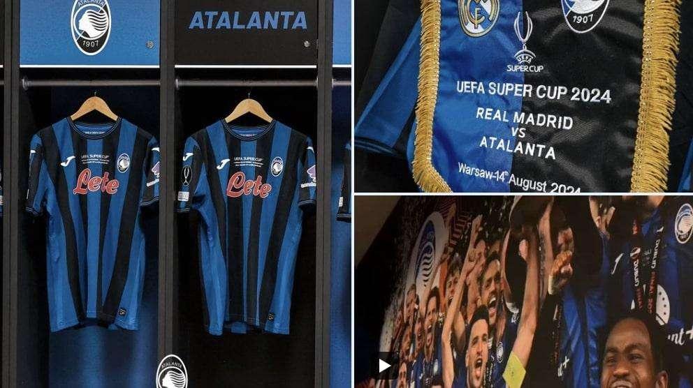 FOTO - Lo spogliatoio della Dea al Nazionale di Varsavia