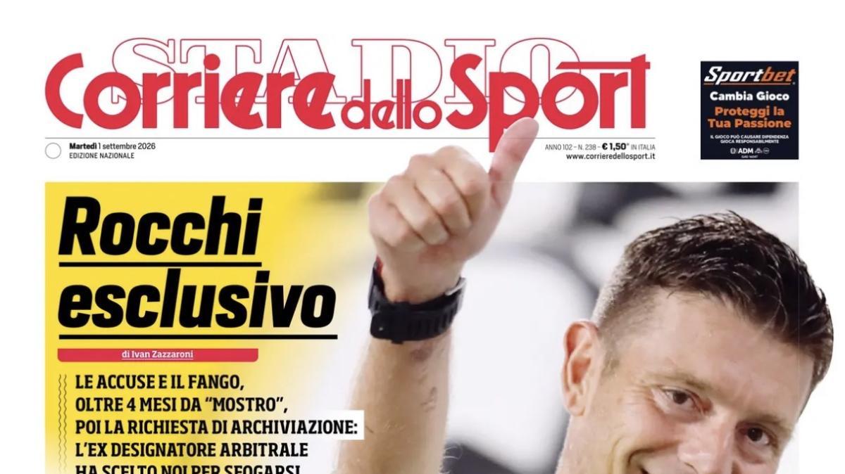 PRIMA PAGINA – Corriere dello Sport: "Sarri, festa con Rowe"