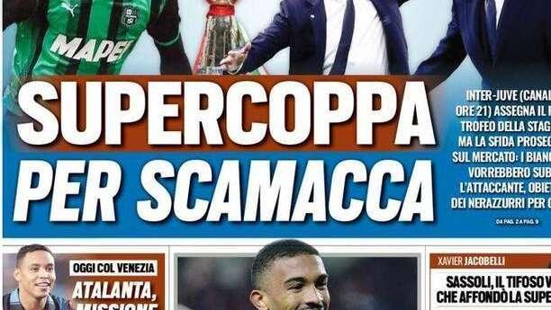 PRIMA PAGINA - Tuttosport: "Atalanta, missione trionfo"