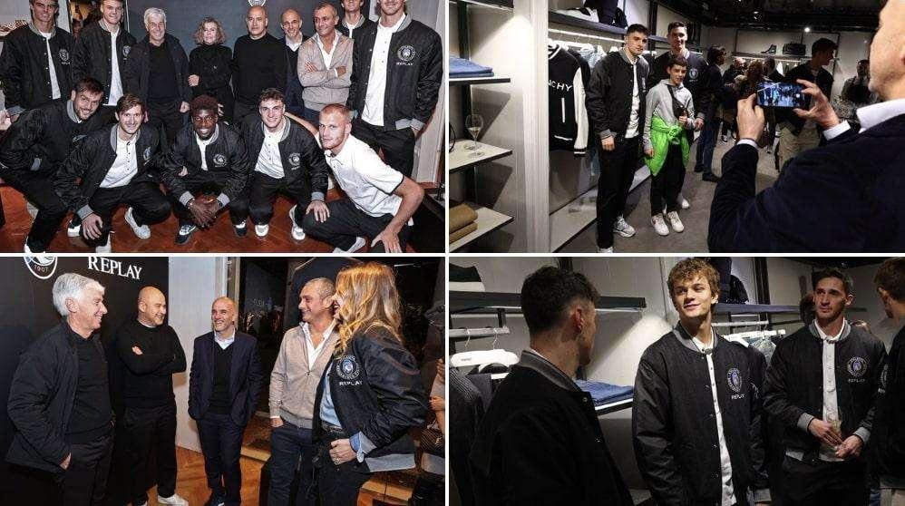 Moda e calcio s'incontrano: la nuova collezione Replay per l'Atalanta presentata da Tiziana Fausti 
