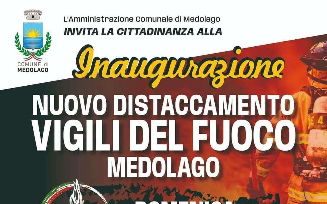 Inaugurazione del nuovo Distaccamento dei Vigili del Fuoco di Medolago: un’intera giornata di celebrazioni domenica 15 tra istituzioni, musica e solidarietà