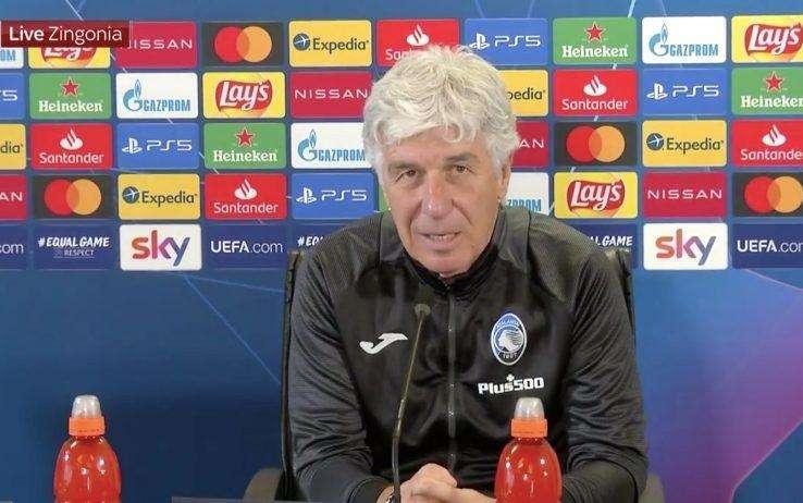 Gasperini a Sky: "Vogliamo arrivare a Madrid ed essere in corsa. Peccato per lo stadio vuoto"