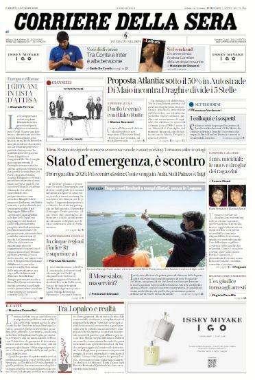 Corriere della Sera: "Urgenza stadi, hanno le rughe; il piano anti-burocrazia della A"