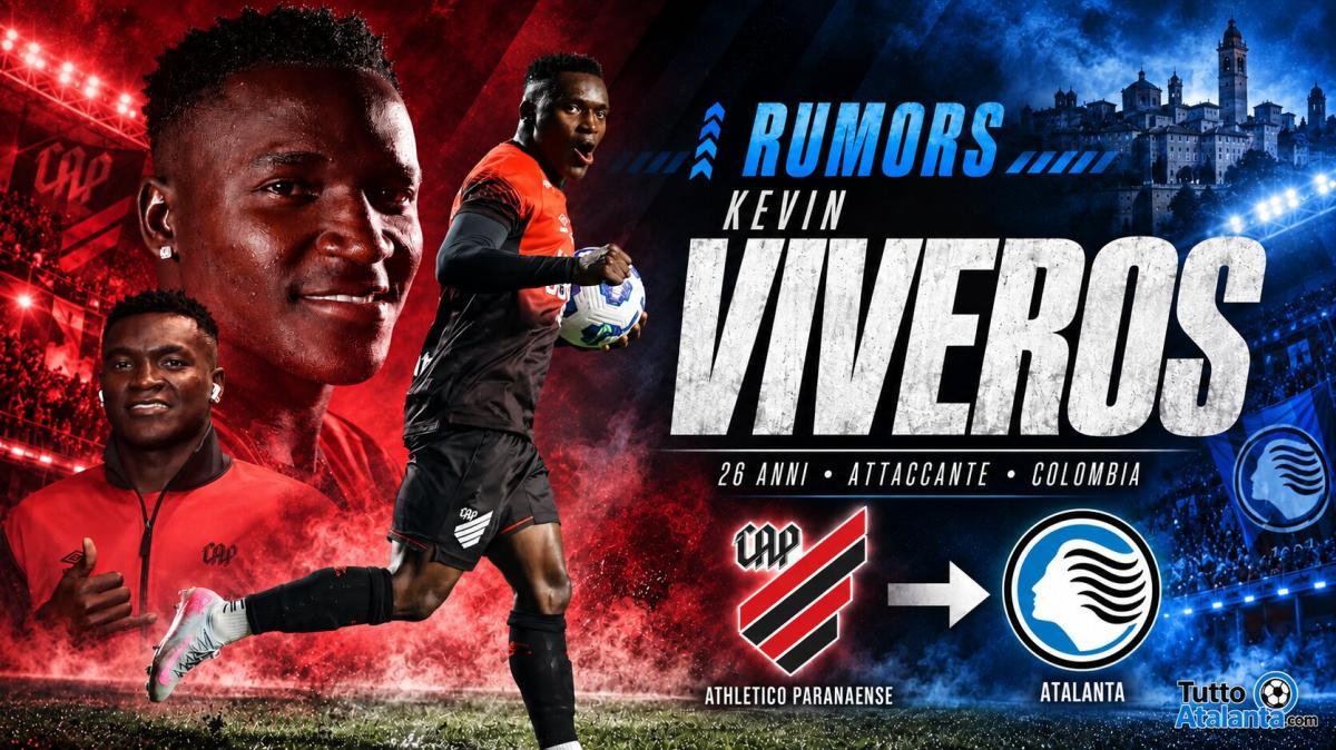 Viveros, il colombiano che ricorda Zapata: l'Atalanta lo osserva