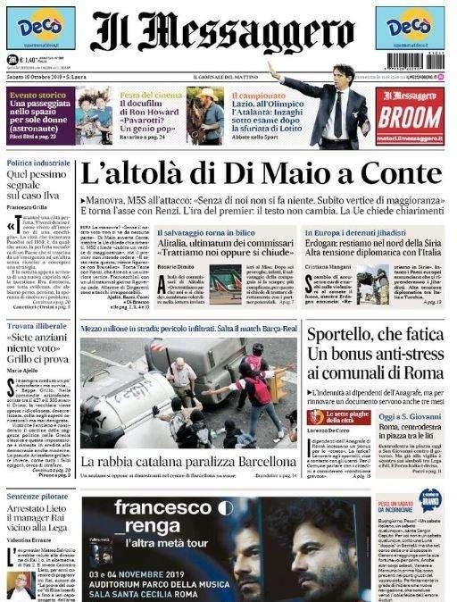 Il Messaggero: "Lazio, per Inzaghi esame di maturità"