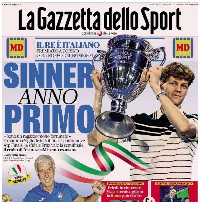 L'apertura de La Gazzetta dello Sport: "La doppia faccia dell'Inter, cercando il vero Lautaro"