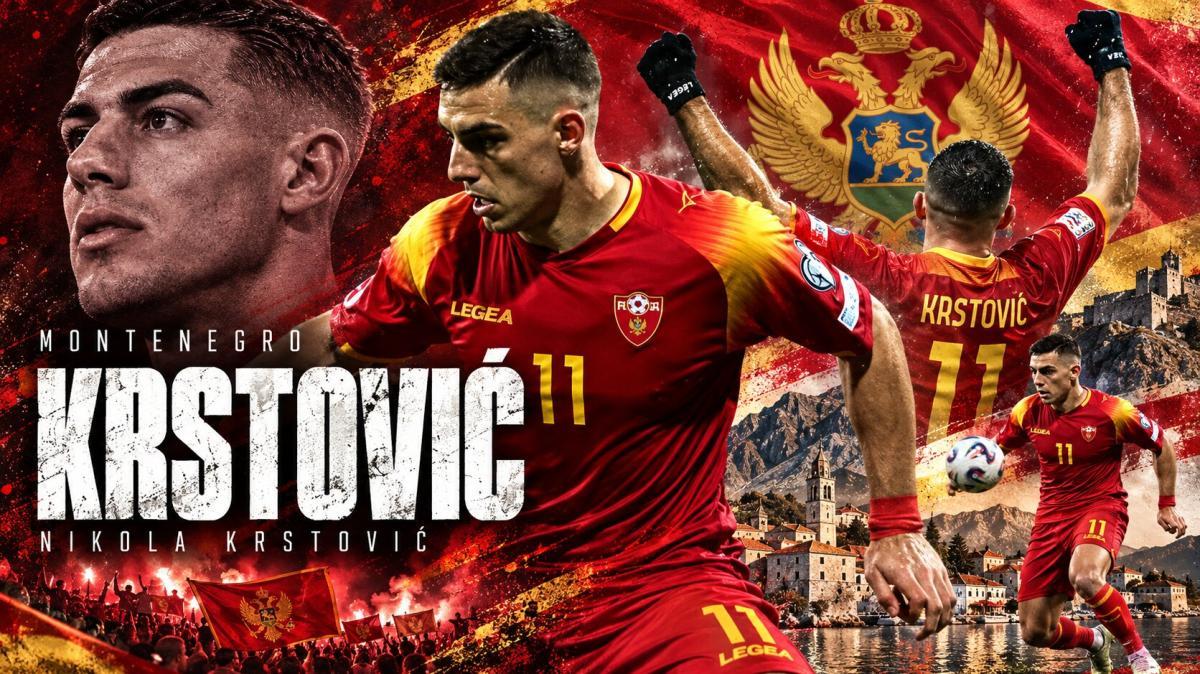 Krstović, due partite e due gol: il Montenegro vince a Yerevan ed è primo