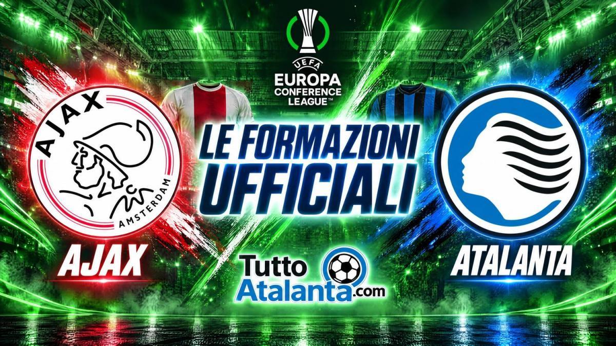 Conference / Ajax-Atalanta, le formazioni ufficiali: Obric, Elmas e Zalewski dal 1'