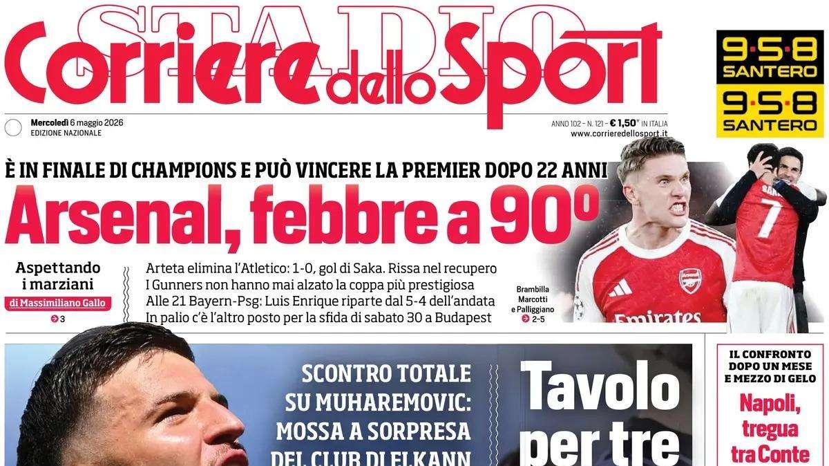 PRIMA PAGINA - Corriere dello Sport: "Muha, il dispetto"