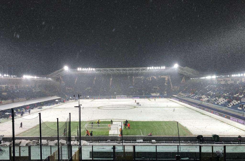 Neve a Bruges, l’Atalanta cambia programma: partenza posticipata 