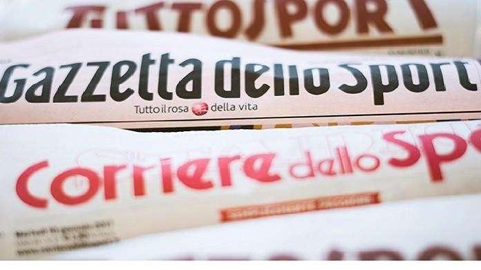 Post Motta, Tuttosport in prima pagina: "Gasp, mossa Roma. Juve, sale Mancini"