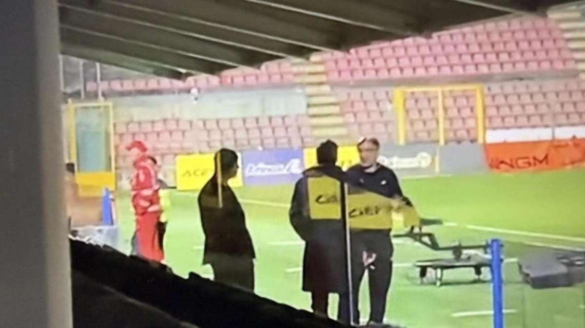 Juric a colloquio in campo con Percassi e il ds D'Amico dopo il pari di Cremona: i dettagli