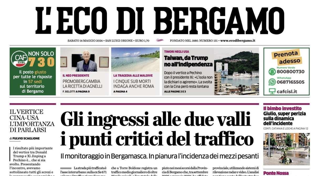 PRIMA PAGINA – L'Eco di Bergamo, Magoni: "Atalanta-Bologna decisiva per l'Europa"