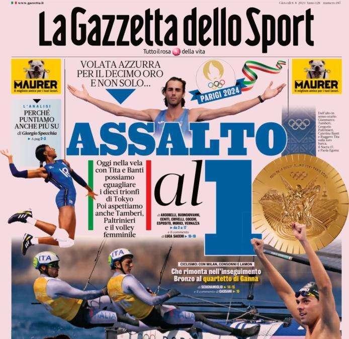 "Sono rinato". La Gazzetta dello Sport apre con Chukwueze: "Con Leao e Pulisic chi ci ferma?"