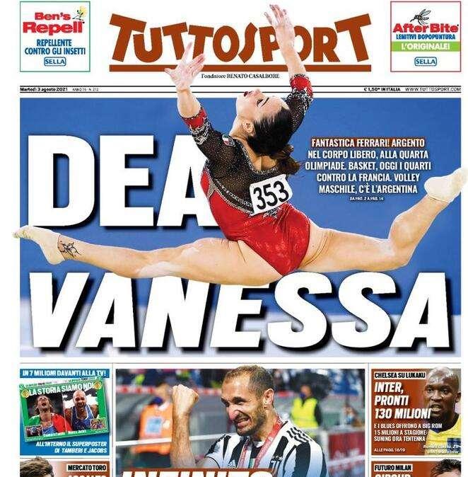 L'apertura di Tuttosport: "Chelsea, assalto a Lukaku: 130 milioni"
