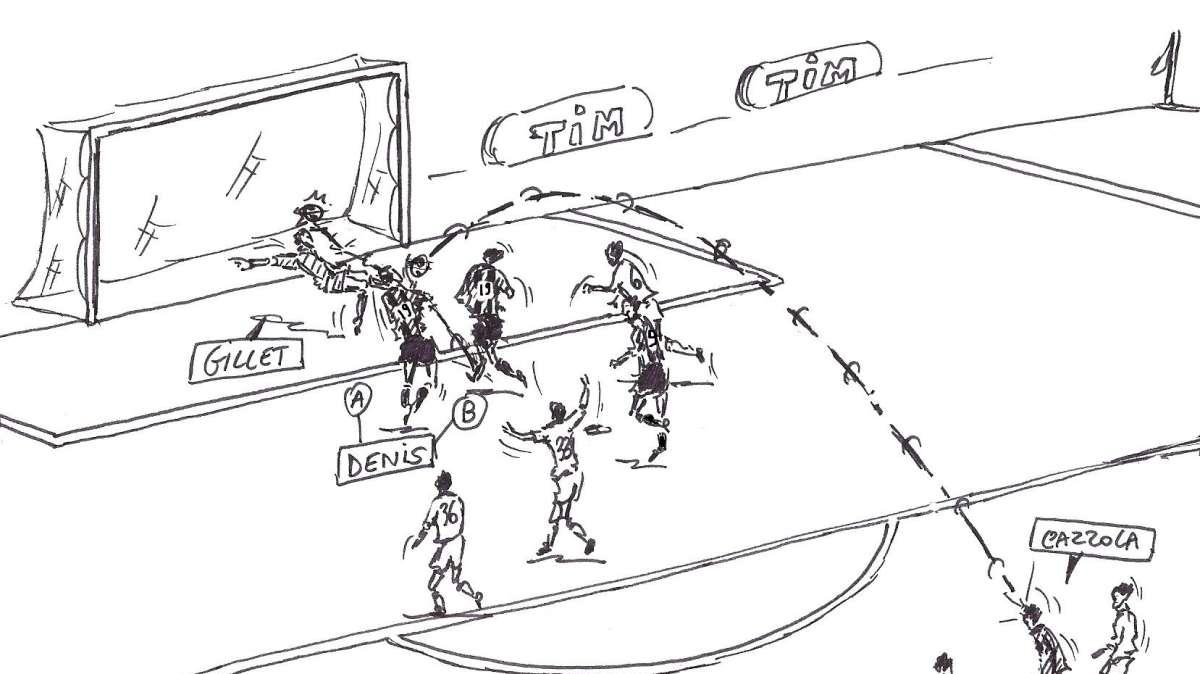 La vignetta di Atalanta-Torino. Il gol della bandiera del Tanque