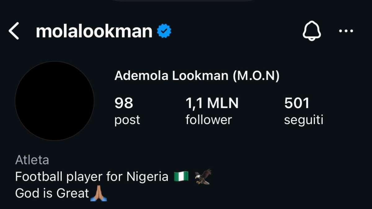 Lookman e i Social: nessun segnale all’Atalanta, il profilo resta solo “nigeriano”