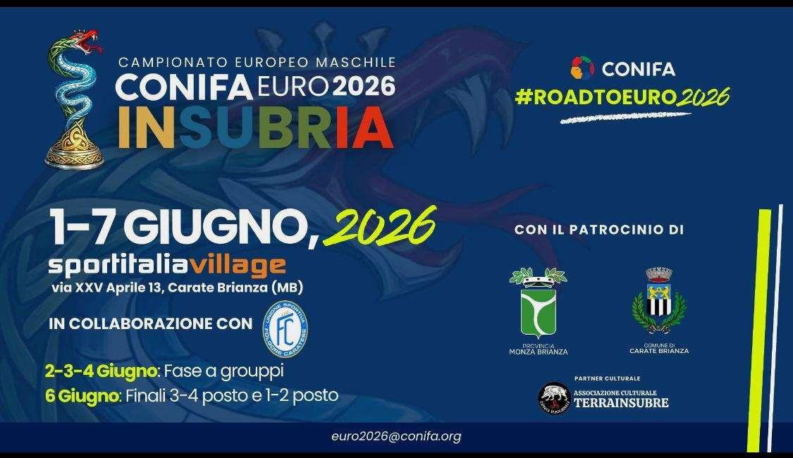 CONIFA Euro 2026 Insubria Football Cup: il calcio che l'Europa non vi ha mai fatto vedere arriva in Brianza