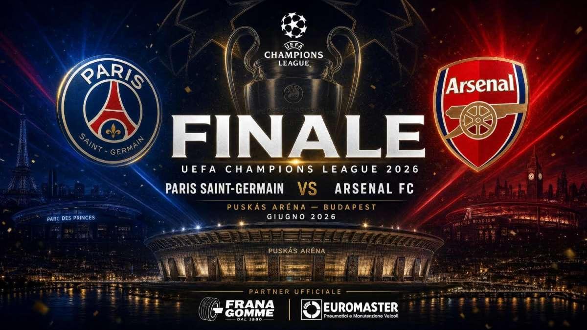 Finale Champions / PSG-Arsenal, le formazioni ufficiali: Calafiori a sorpresa in panchina