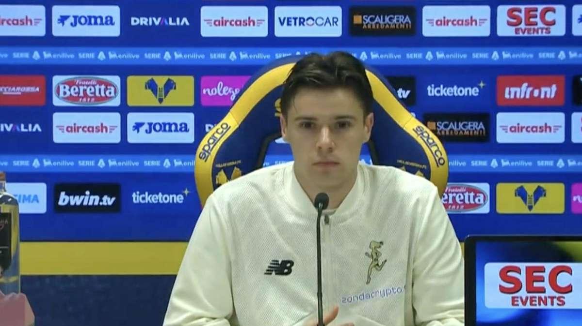 Zalewski non cerca scuse in conferenza: "Al Bentegodi atteggiamento sbagliato. Non abbiamo capito la partita"