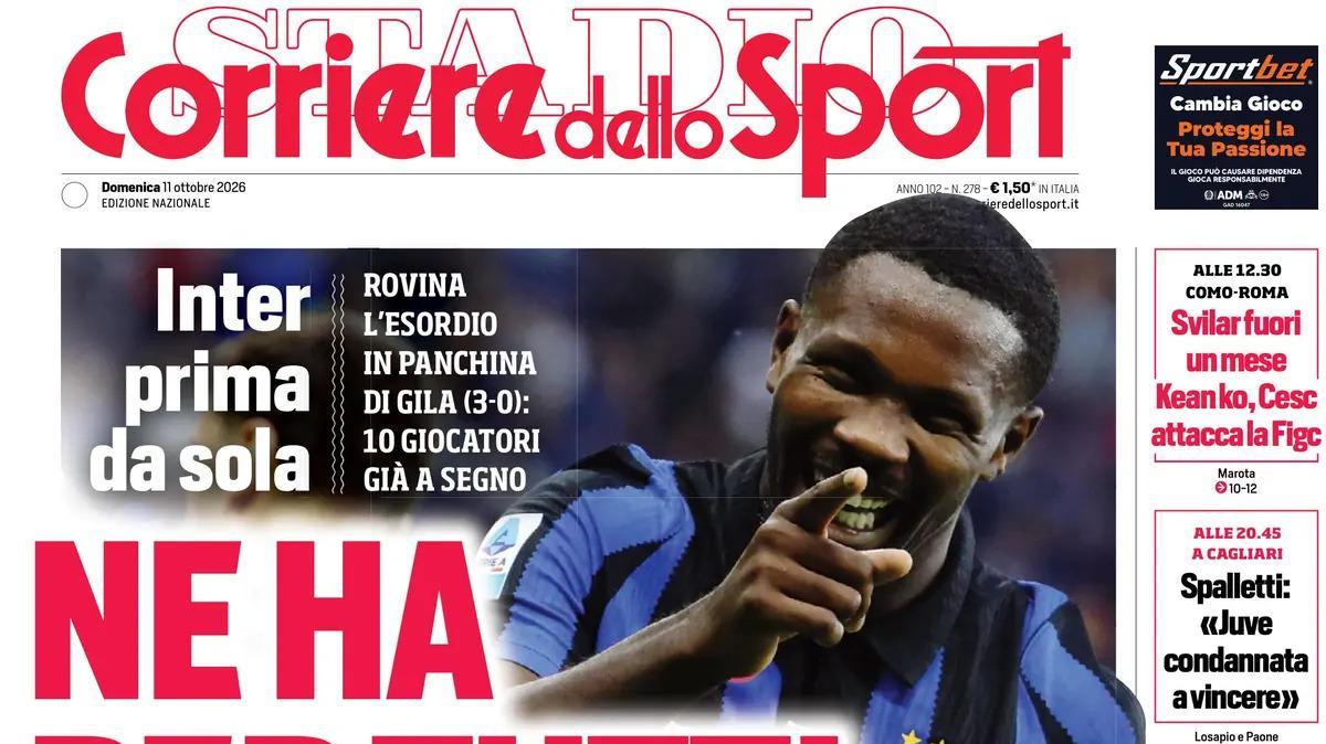 PRIMA PAGINA - Corriere dello Sport: "Ne ha per tutti"