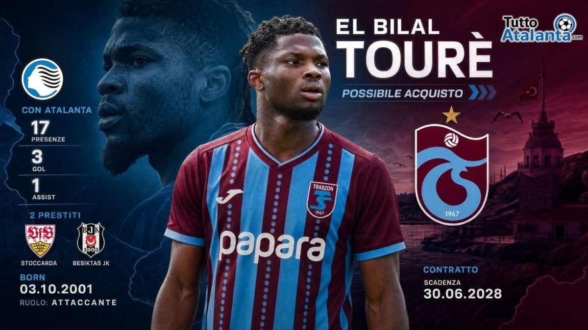 TA - El Bilal Touré verso il Trabzonspor: il Beşiktaş non riscatta, la Dea cerca acquirenti per il suo acquisto più caro