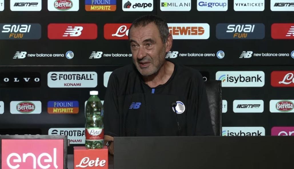 Sarri, fiducia nell’Atalanta: “Il gruppo ha voglia di imparare, ora più velocità”