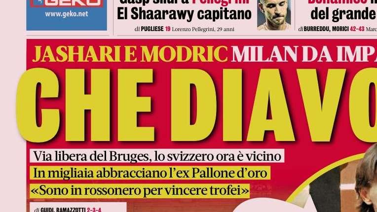 PRIMA PAGINA - La Gazzetta dello Sport: "Il caso Lookman, l'Inter aspetta dieci giorni"