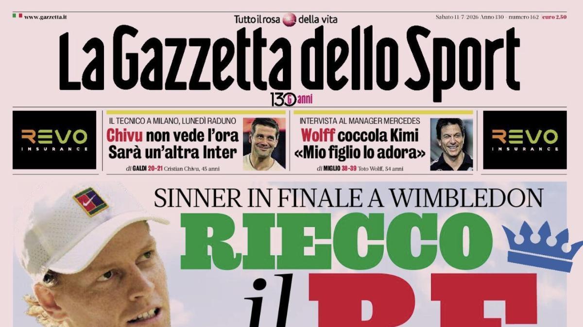 PRIMA PAGINA – La Gazzetta dello Sport: "Riecco il re"