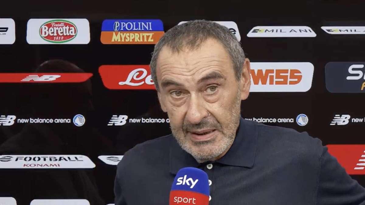 Sarri a Sky: “Siamo una squadra in costruzione, ci manca un po' di fluidità"