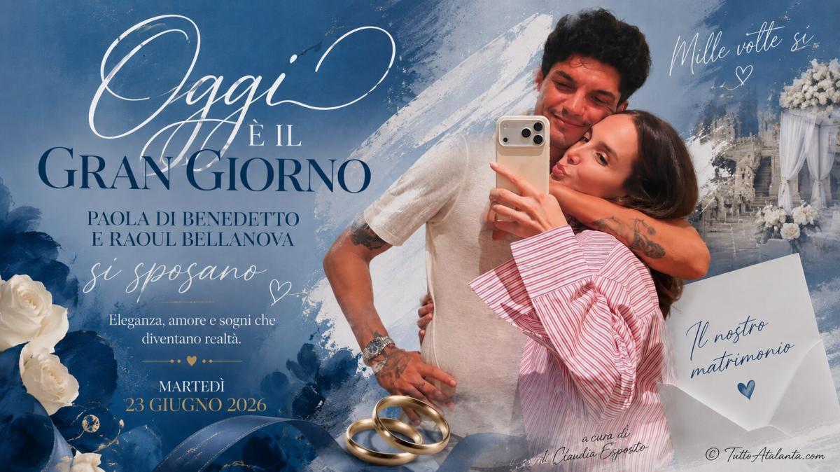 ESCLUSIVA TA - Mille volte sì, e oggi tocca al velo: Paola sposa il suo Bellanova