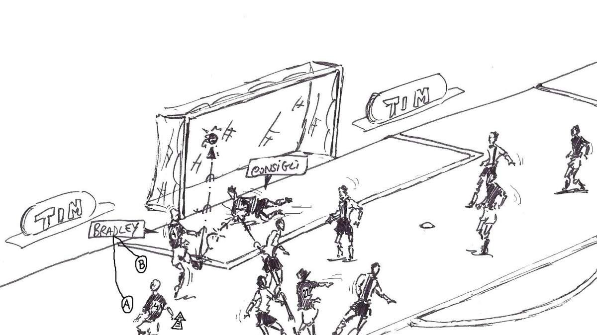 La vignetta di Roma-Atalanta. Uno-due letale