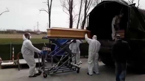 Nuove bare in partenza da Bergamo, l'Esercito trasporta 15 salme a Venezia 