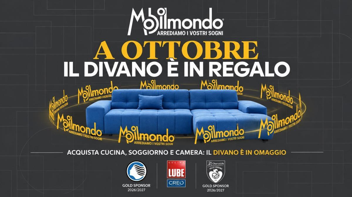 Il divano in regalo: la promozione d'autunno di Mobilmondo