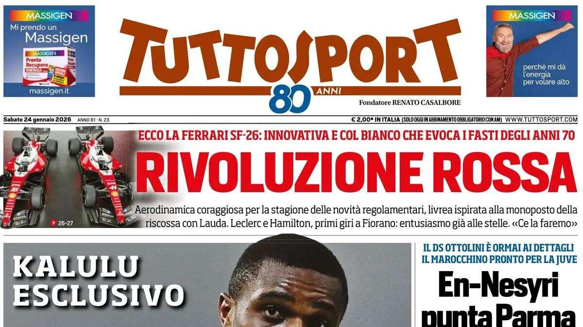 PRIMA PAGINA - Tuttosport: "«Spalletti il visionario»"