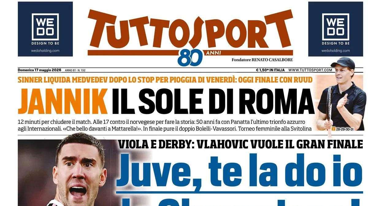 PRIMA PAGINA – Tuttosport: "Juve, te la do io la Champions!"